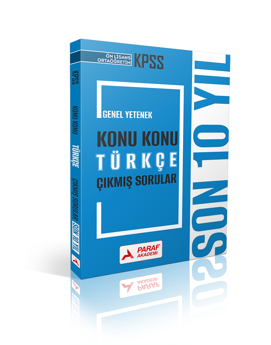 KPSS ÖN LİSANS - ORTAÖĞRETİM Son 10 Yıl Konu Konu Türkçe Çıkmış Sorular