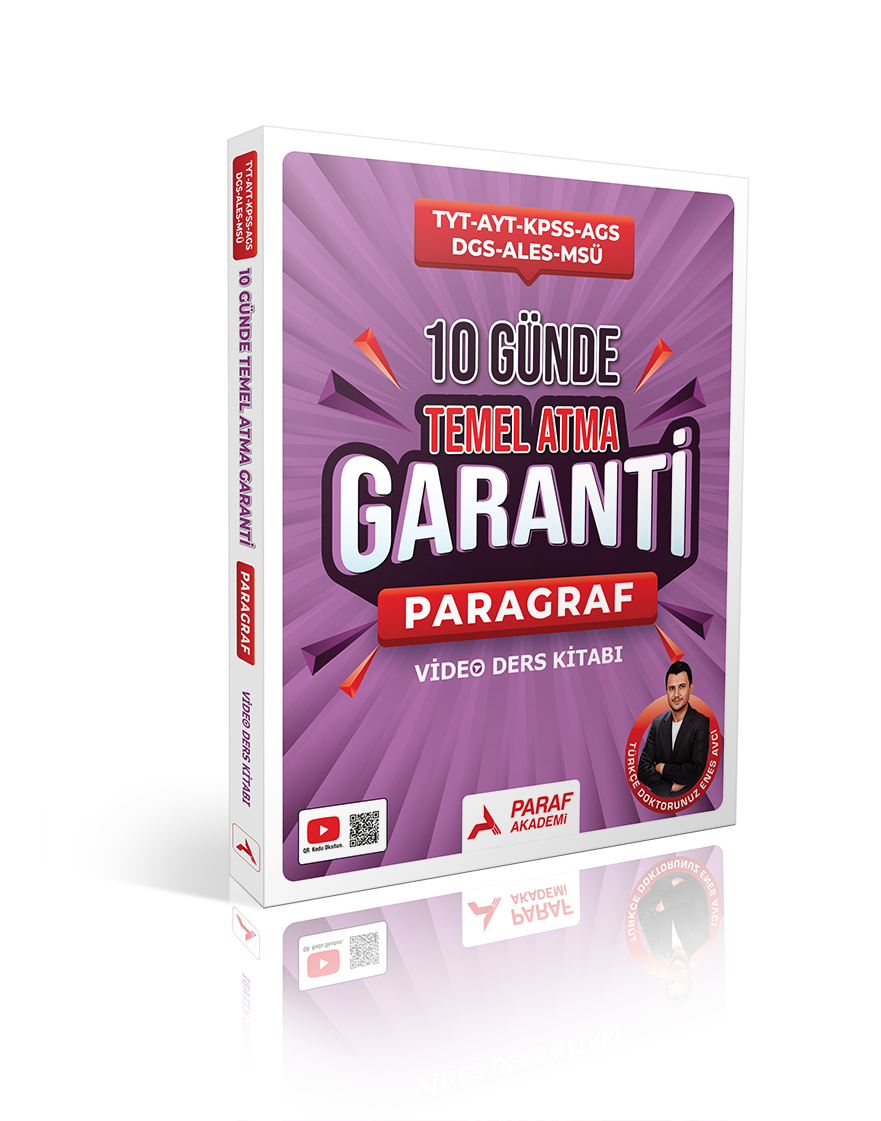 TYT Paragraf 10 Günde Temel Atma Garanti 