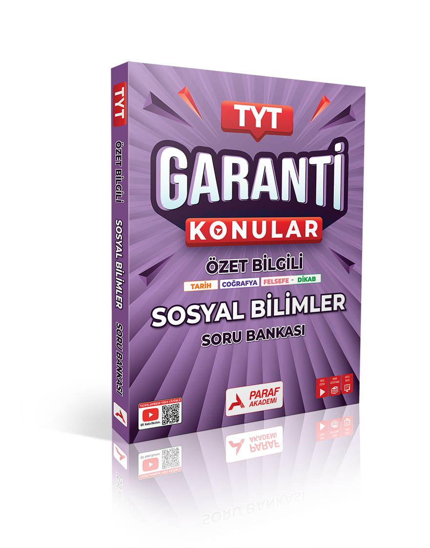 TYT Sosyal Bilimler Garanti Konular Soru Bankası